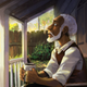 Grandpa Arthur, Canvas